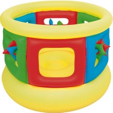 Bestway Renkli Eğlence Parkı Şişme Deniz Yatağı 152 x 107 cm Eğlenceli Tasarım ve Güvenli Oyun Alanı