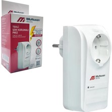 Mutlusan Tekli Şok Akım Korumalı Priz 630 Joule 3500 Watt