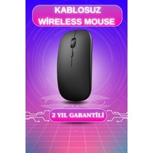 İsmiyle Al Kablosuz Mouse Fare Şarjlı Bluetooth Wireless Çift Modlu Sessiz
