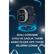 İsmiyle Al Akıllı Saat Bluetooth Bağlantılı Nfc ve Gps Uyumlu Nabız Ölçer Sesli Görüşme
