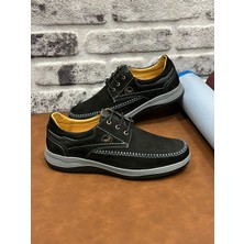 Umut Ayakkabı Hakiki Nubuk Deri Ortopedik Rahat Hafif Yumuşak Ekinci Erkek Ayakkabı