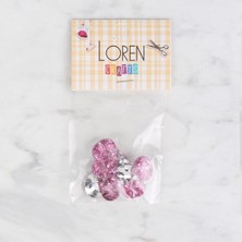 Tbl Dekor Loren Crafts 8 Li Pembe - 238
