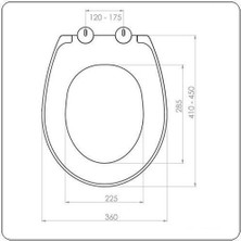 İsmiyle Al Nkp Ipek Amortisörlü+Tak Çıkar Klozet Kapağı