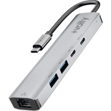Volty Type-C Çoğaltıcı Hub 5 In 1 | 1000MBPS Ethernet, 4K Hdmı, 10GBPS, 100W Pd (V0301005)