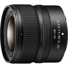 Nikon Z 12-28MM F/3.5-5.6 Pz Dx Vr Lens Siyah Renkli Güçlü Zoom Özellikli Fotoğraf Lens