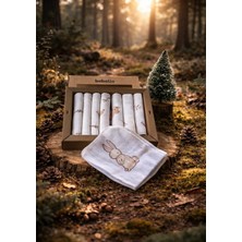 %100 Müslin 7li Bebek Ağız Silme Mendili