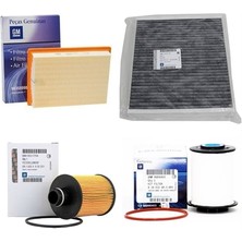 Chevrolet / Yeni Aveo (T300)  1.3 Dizel Periyodik Bakım Filtre Seti Gm