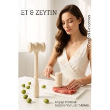 Nuveden Ieg™ Ahşap Zeytin Kırıcı ve Et Dövücü – Doğal Sağlam Pratik Mutfak Yardımcısı