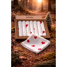 Bebelio %100 Coton 7li Bebek Ağız Silme Mendili