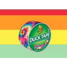 Duck Marka Baskılı Yapışkan Bant Tek Rulo, Aşk Temalı Batik Desenli (283268)