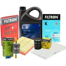 Opel / Meriva A 1.6 Benzinli Periyodik Bakım Seti Gm 10W40 4lt Yag  Uyumlu