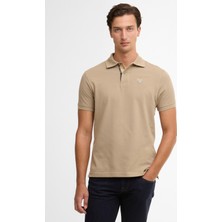 Barbour Tartan Pique Polo Yaka ST39 Washed Stone/dress