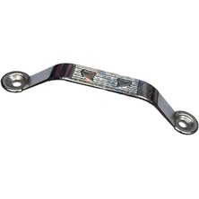 İsmiyle Al Dekoratif Zamak Kulp Dıştan - 64MM, Nikel, 1 Adet
