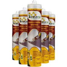 Goldfix 10 Adet Strafor Stropiyer Kartonpiyer Köpük Yapıştırıcısı Tavan Kaplama Süpürgelik