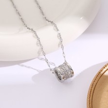 Midnight Shine - Diamond Aura Necklace