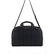 Tamer Tanca Erkek Suni Deri Siyah Floter El Valizi 1012 2023 Vlz SK25-26 Sıyah Fltr