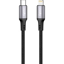 Volty Usb-C To Lightning iPhone Şarj Kablosu | 30W, 480MBPS, 1.2m, Hızlı Şarj, Pd, Örgü (V0207001)
