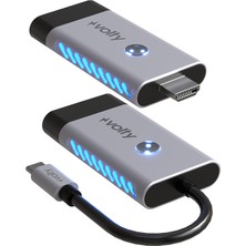 Volty Type-C To HDMI Kablosuz Görüntü Aktarıcı 50M | 4k, 100W Pd Hızlı Şarj, 5ghz (V0302002)