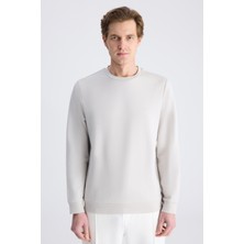 D'S Damat Ds Damat Regular Fit Taş Düz Pamuklu Sweatshirt 5HCE247021053