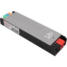 Powermaster PM-26839 12 Volt 10 Amper 120 Watt Slim Metal Kasa Adaptör 189X51X27MM