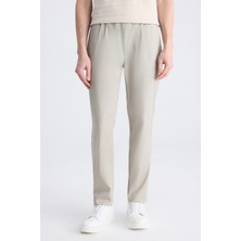 D'S Damat Ds Damat Regular Fit Ekru Balıksırtı Pamuklu Jogger Pantolon 4HC0300130022