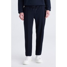 D'S Damat Ds Damat Regular Fit Lacivert Düz Rayon Eşofman Alt 5HCE347020012