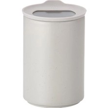 Feyza Design Buz Beyaz Seramik Saklama Kabı 650ML, Şık ve Dayanıklı Mutfak Gereci