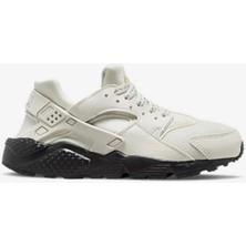 Nike Huarache Run Unisex Sneaker Dar Kalıp Günlük Spor Ayakkabı Krem
