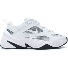 Nike M2K Tekno Leather Unisex Beyaz Spor Ayakkabı Deri Nefes Alabilir Yapı ile Koşu Ve Yürüyüş İçin İdeal