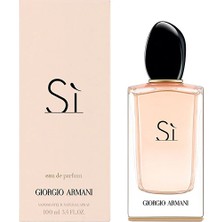 Giorgio Armani Si Edp 100 ml Kadın Parfüm Sprey Tüm Cilt Tipleri İçin Pudrasız