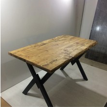 BRK Design Doğal Ahşap Masa Doğal Ahşap Çok Amaçlı Masa