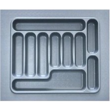 Feyza Design Çekmeceli Gri Kaşıklık 55X49 Cm, 50X40 Cm'e Kadar Ayarlanabilir