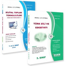 Egem Eğitim Yayınları AÖF 3. Sınıf Türk Dili ve Edebiyatı Bahar Dönemi Konu Anlatımlı Soru Bankası Set