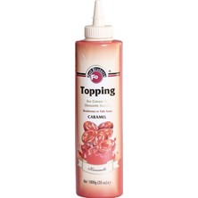 FO Karamel Aromalı Dondurma Sosu 350 gr Topping Kullanımı için Akışkan ve İştah Açıcı
