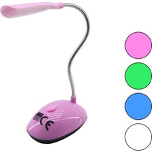 Go İthalat Mini   Pilli - Yaylı  Ledli Masa Lambası  3 x 1.5V Aaa Pil (5517)