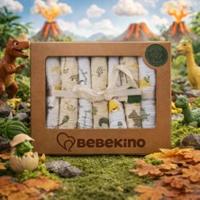 Bebekino %100 Coton 7li Bebek Ağız Silme Mendili 04