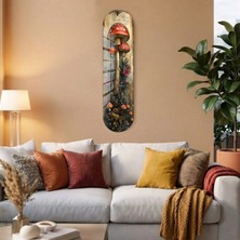 Decorita Cam Kaykay Tablo | Antik Botanik Amanita | 80X20