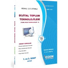 Egem Eğitim Yayınları Dijital Toplum Teknolojileri Bahar Dönemi Konu Anlatımlı Soru Bankası