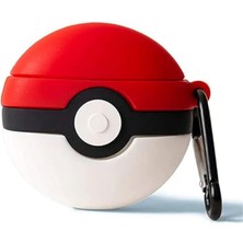Mi7a Airpods 4. Nesil Uyumlu Poke Ball Figürlü Koruyucu Kılıf