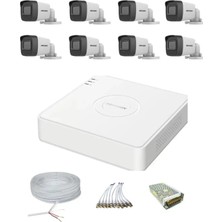 Hikvision 8'li 2MP Ahd Set
