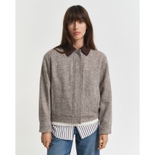 Gant Kadın Kahverengi Regular Fit Yün Ceket 4700391.202