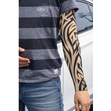 Fredeom Store Giyilebilir Kol Dövmesi Çorap Dövme 3D Baskılı Kol Bacak Dövme 2 Adet Model 2