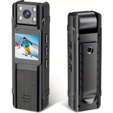 Venas Mini Wifi Hd  Ekranlı Yaka Kamerası Sesli ve Görüntülü Kayıt Gece Görüşlü