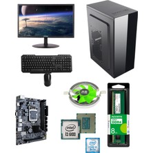 EFSOFFİCE0005-2 - I3 6. Nesil 8gb Ram 256GB SSD  20 Inç Monitör Klavye Mouse Ofis Bilgisayarı