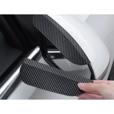 NW Nessi World Araba Ayna Yağmur Koruyucu Siper Karbon Desenli