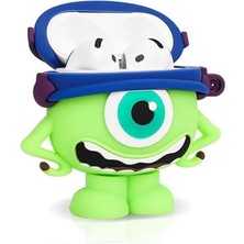 Mi7a Airpods Pro 2. Nesil Uyumlu Mike Wazowski Figürlü Koruyucu Kılıf