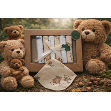 Bebekino %100 Coton 7li Bebek Ağız Silme Mendili 01