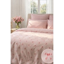 Uçkan Home Fiyonk Desen Çift Kişilik Nevresim Takımı