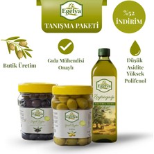 Egelya Soğuk Sıkım Sızma Zeytinyağı 1 L + 1 Kg Zeytin Kampanya Paketi | %52 İndirimli, Düşük Asidite, Yüksek Polifenol, Doğal Fermente