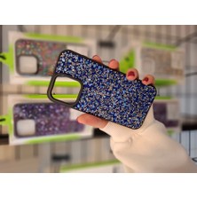 Epro iPhone 15 Pro Max Gerçek Parlak Işıltılı Doğal Taşlı Içi Kadife Yüksek Kalite Kılıf